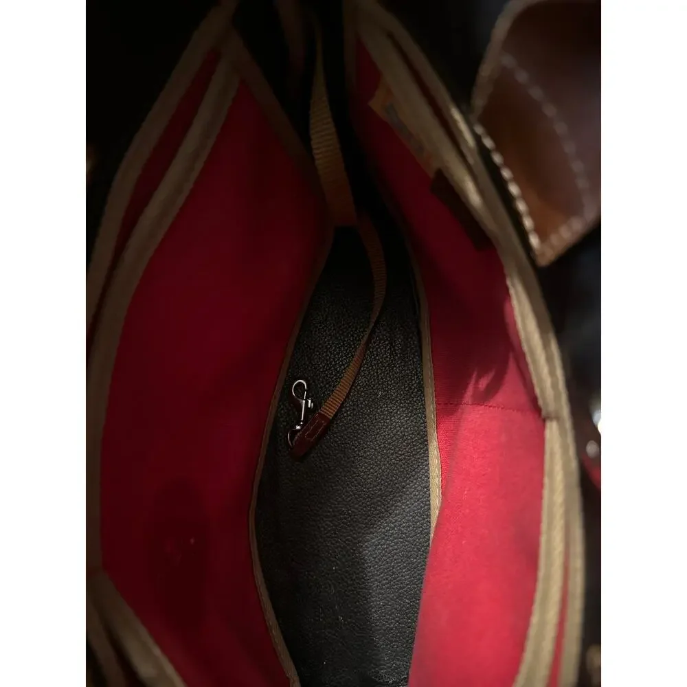 Dooney & Bourke Wakefield Tassel Tote Crossbody Black‎ Leather